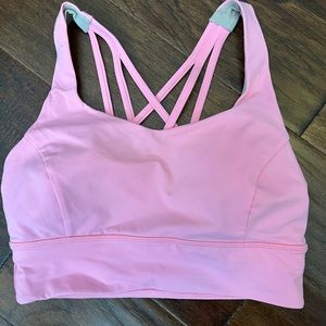 Lululemon Free to Be Serene Longline bra sz 8 pink